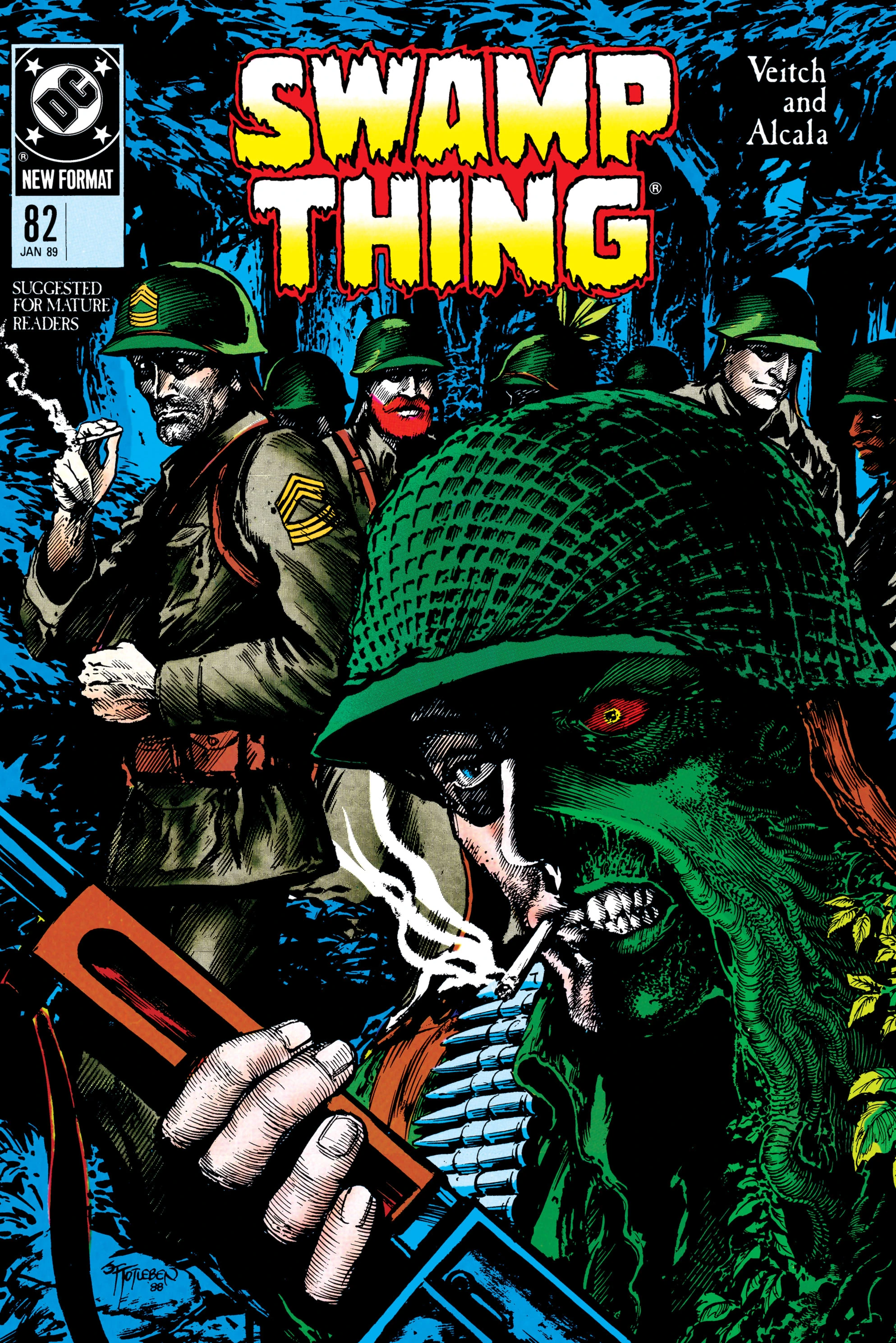 Swamp Thing #82 (DC, 1988 — Cover A) cover
